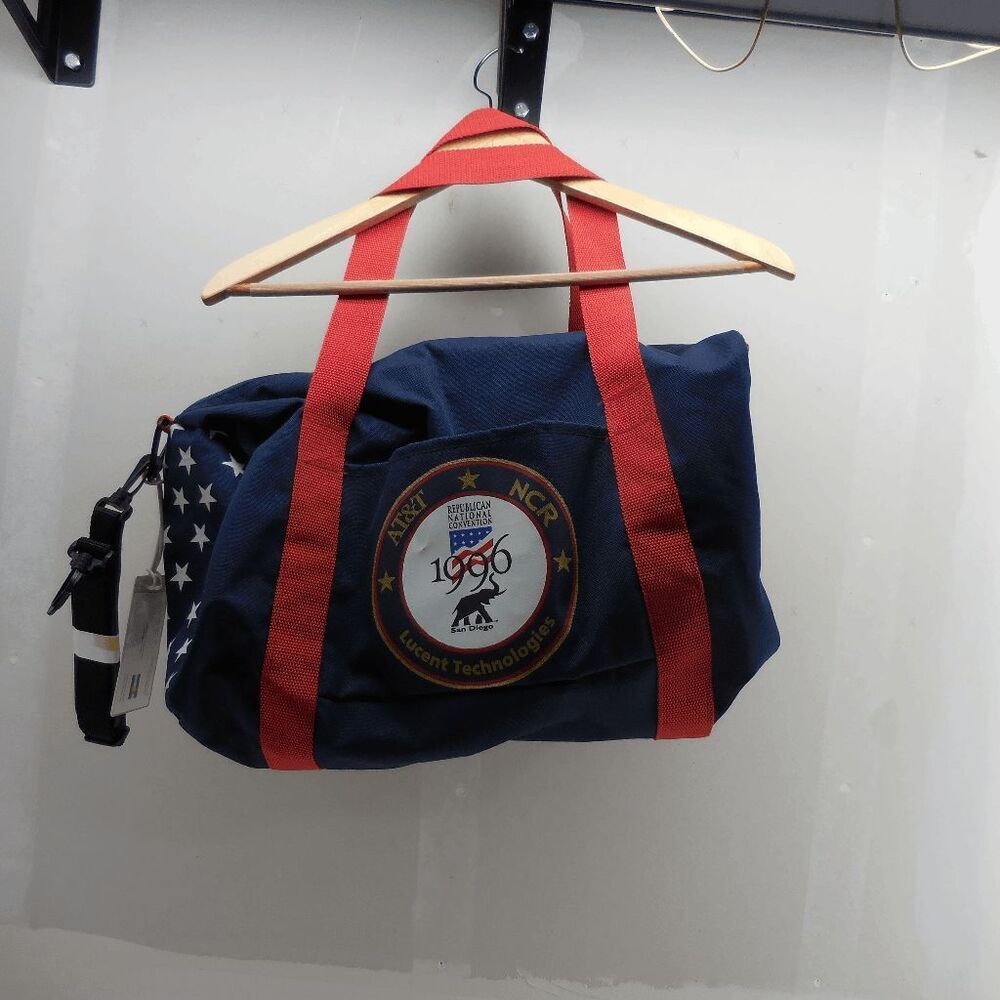 1996 Republican National‎ Convention Delegate Duffle Bag San Diego W/Luggage Tag